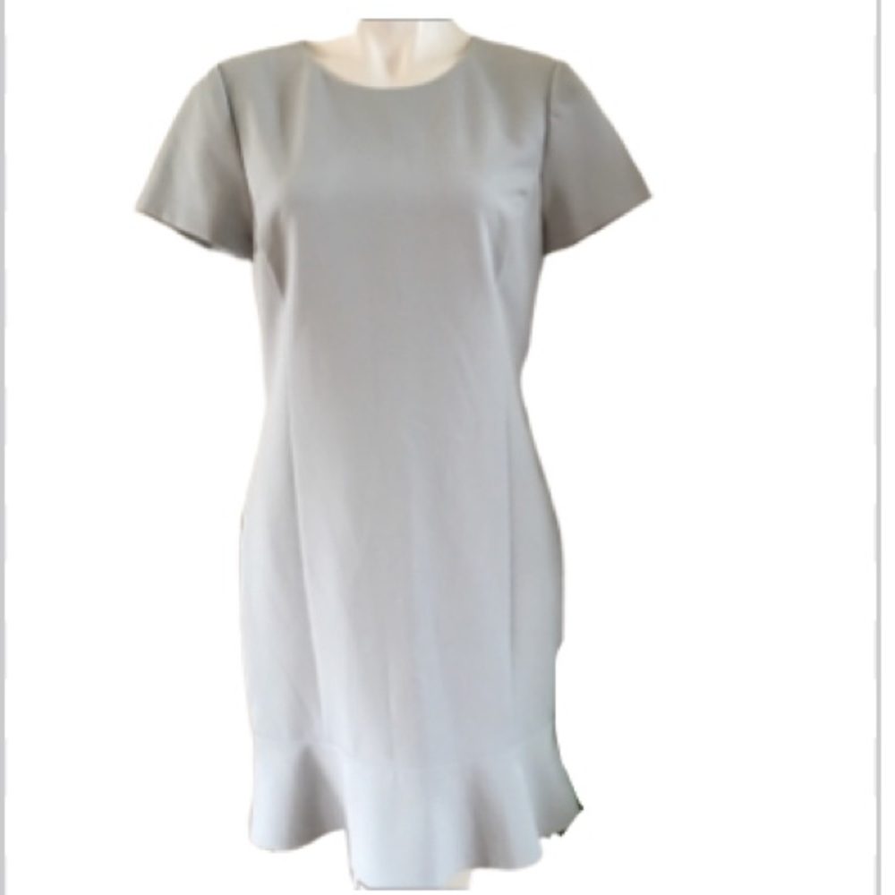 ANN TAYLOR light grey dress